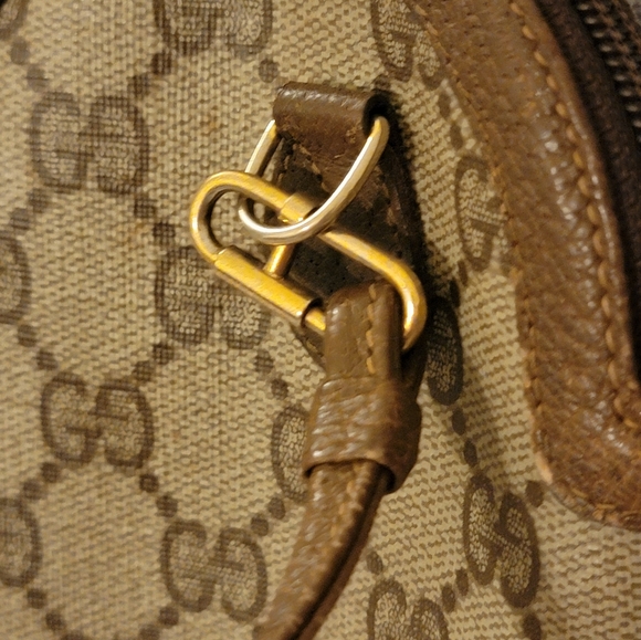 GUCCI GG Canvas Web Sherry Line Shoulder Bag - Picture 3 of 16
